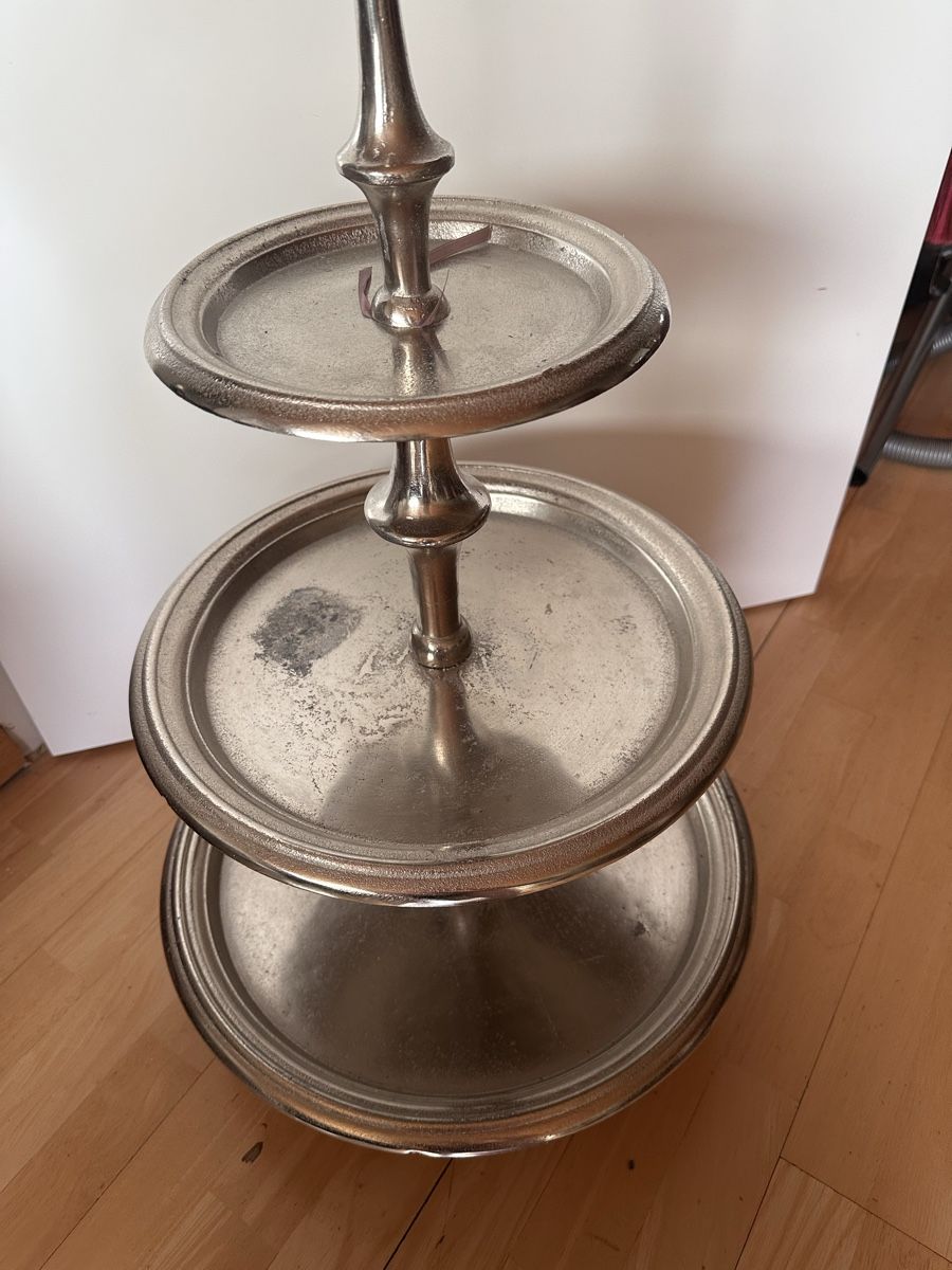 Alle Dekorationen: Grosse Etagere silber – Gebraucht aus Uetikon am See von manoka1 1