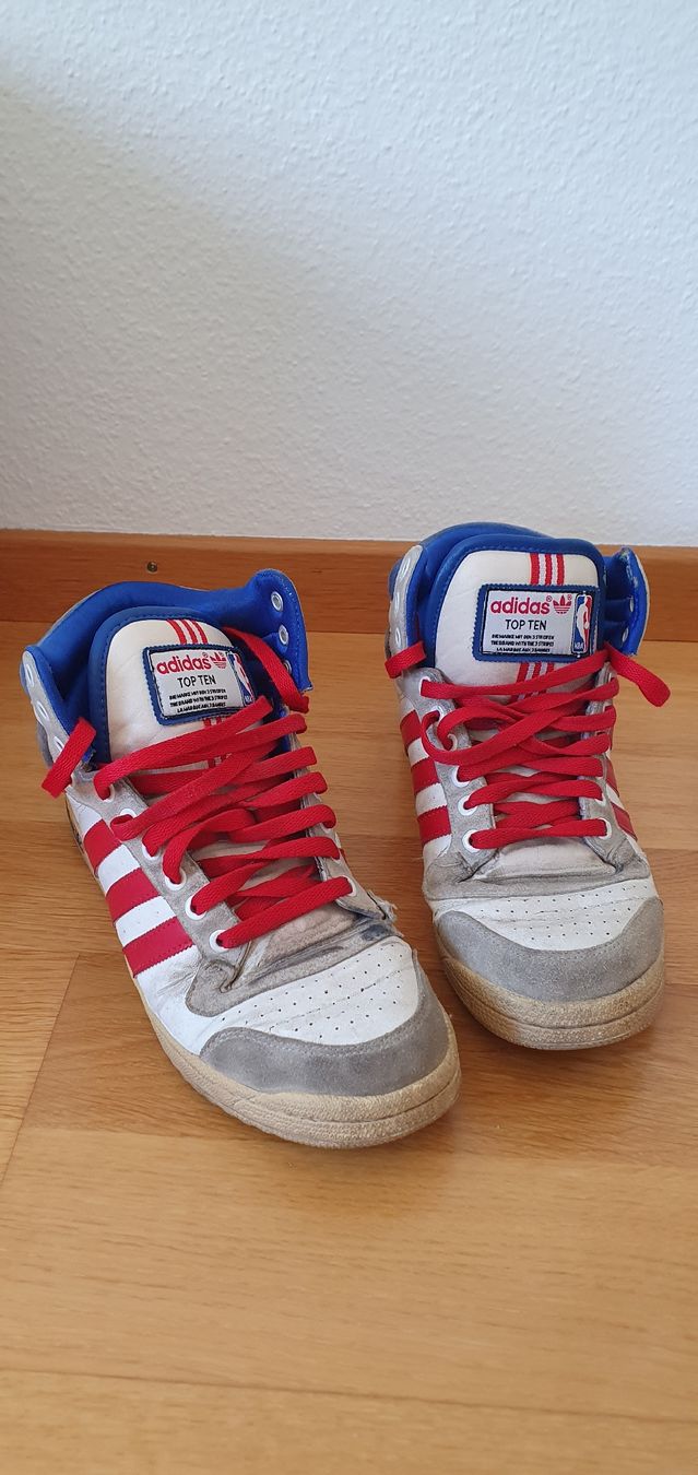 Adidas Scarpe da uomo: Adidas Top Ten Hi NBA - Gr. 44 – Usato da Bern venduto da fede736