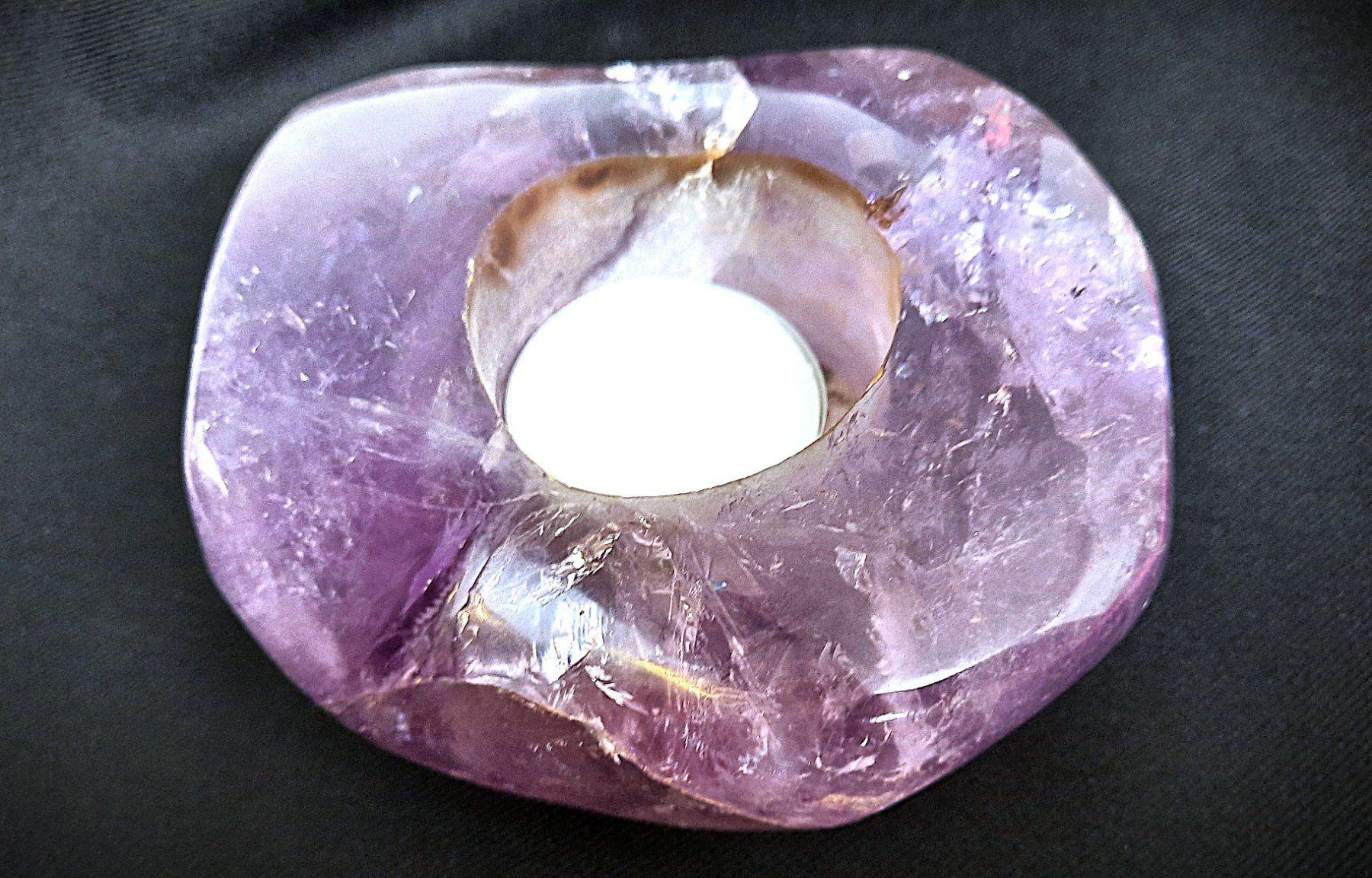 Pietre preziose: Amethyst, geschliffen Kerzenhalter – Usato da Beinwil am See venduto da Restwert_Beinwil 4