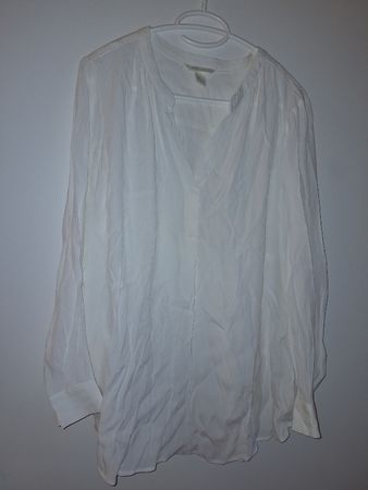weisse Umstandsbluse von H&M Mama in Gr. M