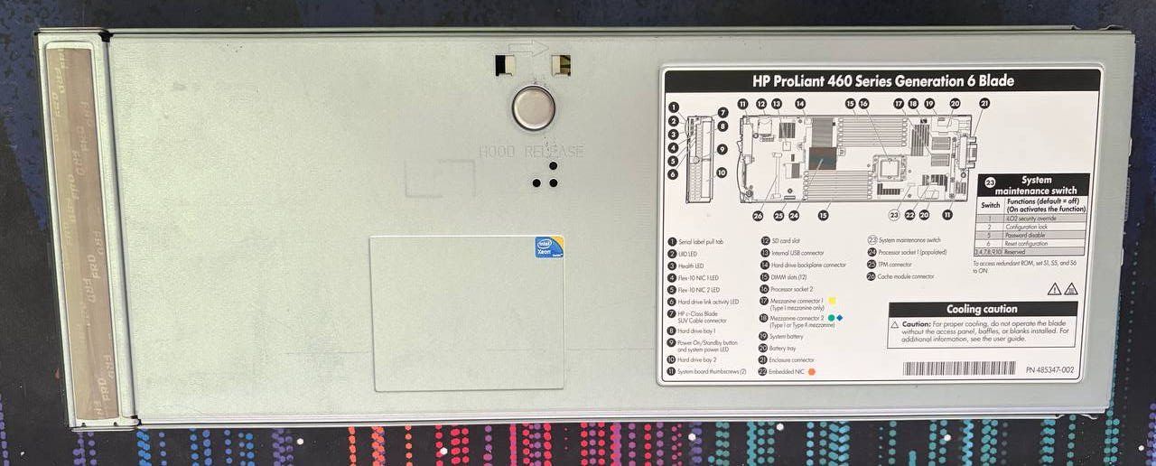Hewlett Packard Server: HP ProLiant BL460 G6 Blade – Difettoso da Bern venduto da Infinyte
