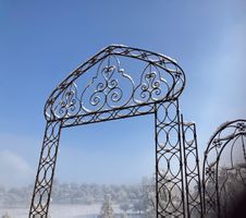 Portal Gartan Rosenbogen Eingangsbogen