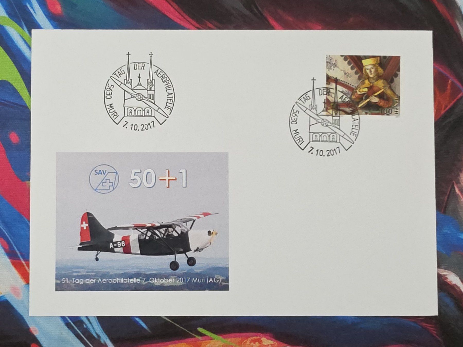 Alle Briefmarken: CL29 Enveloppe + Timbre Suisse 2017 – Gebraucht aus Cousset von Patrick_Collections