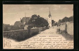 AK Auvernier, Ancienne route, 1900