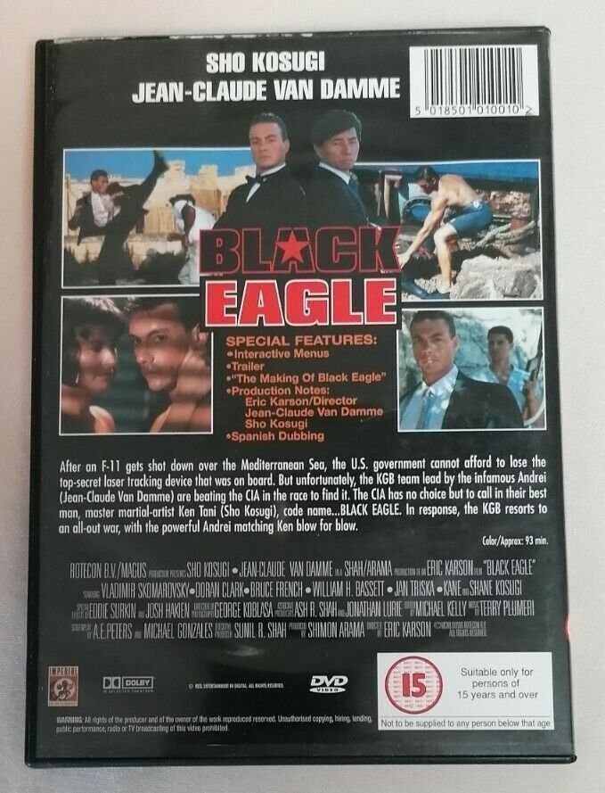 Alle DVDs: Black Eagle   (UK-Import)                             ©'1988 – Gebraucht aus St. Gallen von elk2021 3