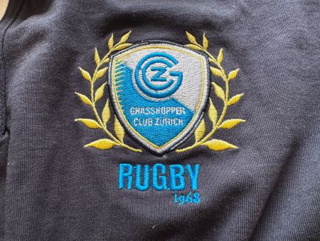 POLOSHIRT DAMEN GCZ RUGBY, GR.M, LONGSHIRT, DUNLELBLAU