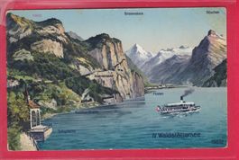 VIERWALDSTAÄTTERSEE,BRISTENSTOCK,GITSCHEN,FLÜELEN,TELLSKAPEL