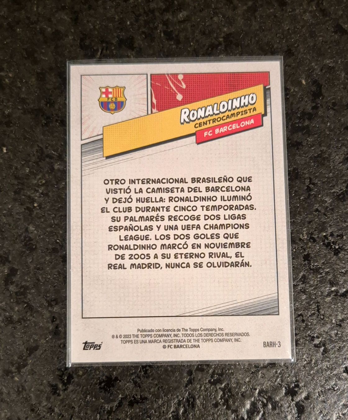 Topps Carte collezionabili: Ronaldinho - Barcelona - Topps – Nuovo (secondo la descrizione) da Burg AG venduto da Danoe 1
