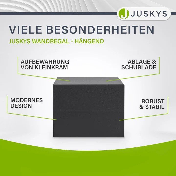 Nachttische: Wandschrank Nachttisch hängend schwarz – Neu und originalverpackt aus Kreuzlingen von DealBlitz 5