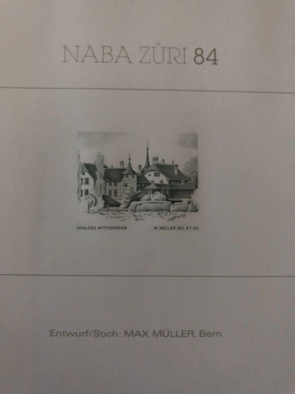 Tutti i francobolli: PTT-Heftchen "NABA ZÜRI 84" – Nuovo (secondo la descrizione) da Landquart venduto da interesse63 7