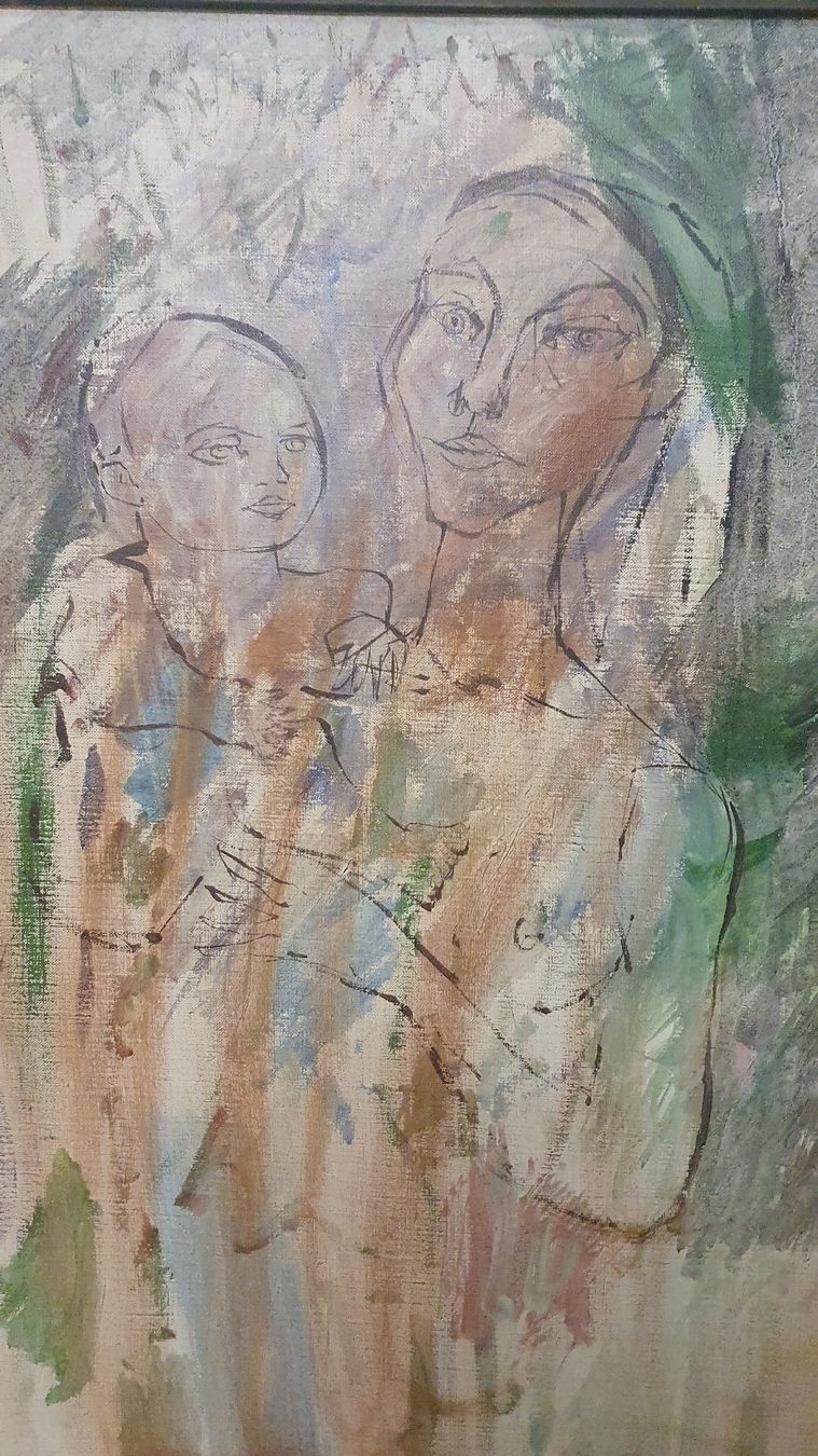 Dipinti: Gemälde "Mutter mit Kind"  Kunst Bild🎨 – Usato da Kölliken venduto da Jonalu 1