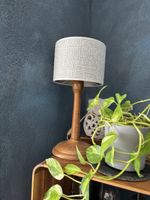 Stylish MCM Wood Table Lamp, antike Massivholz Lampe ab 1Fr