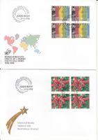 SBK 961 - 962 im 4er-Block FDC