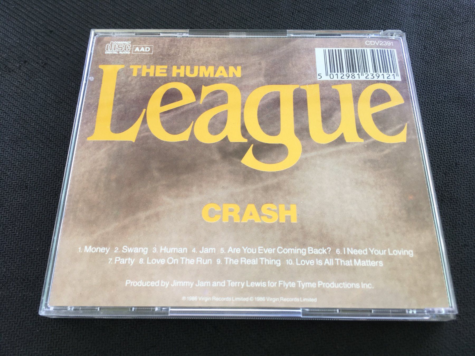 CD: The Human League - Crash -CD- – Usato da St.Gallen venduto da MedienJoe 2