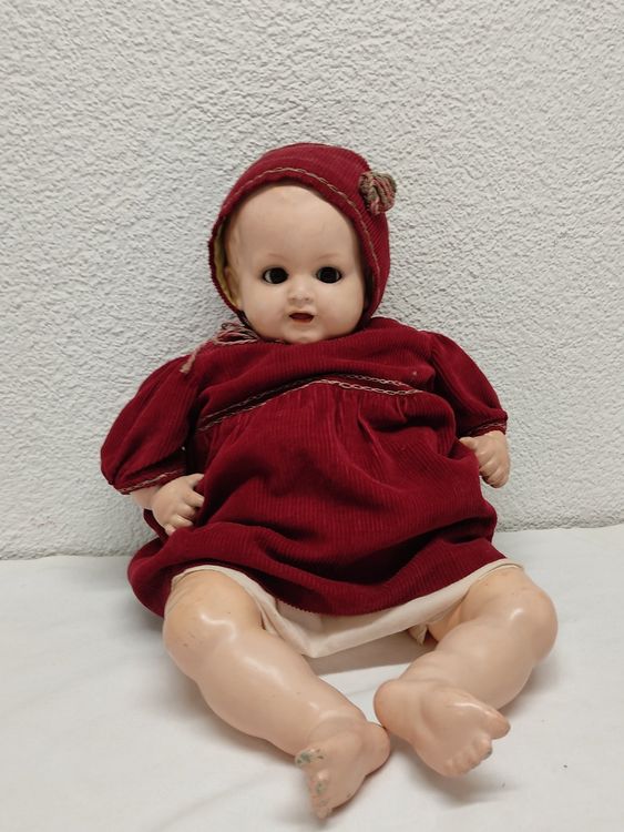 antike Vintage Puppe made in Germany M. R. aus Zelluloid Kaufen auf