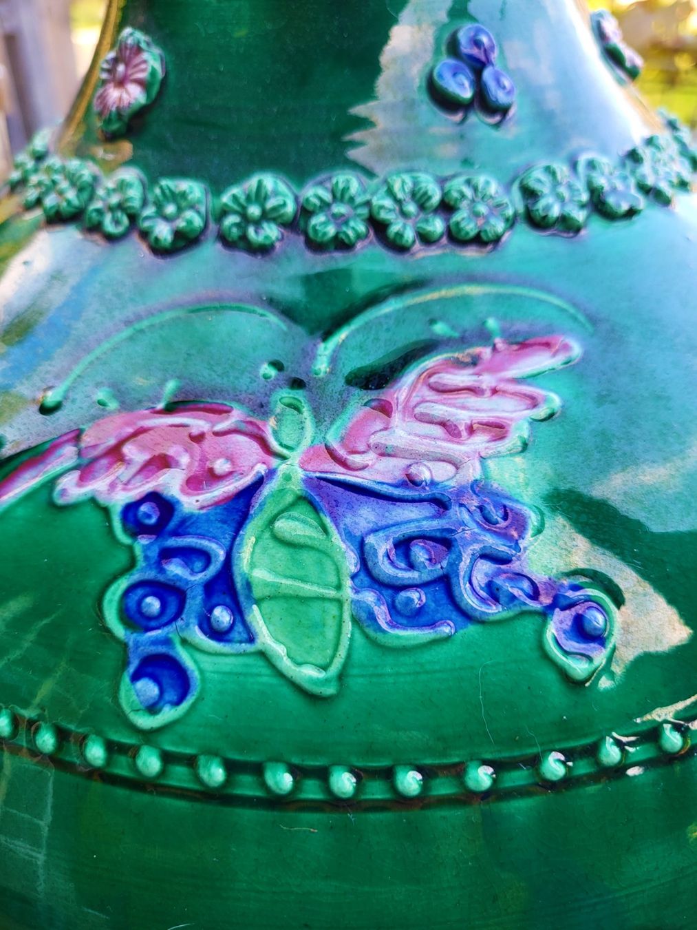Globus Vasen & Gefässe: Boden - Vase im Boho Stil / 55 cm hoch – Gebraucht aus Schafhausen im Emmental von Herzrose 7