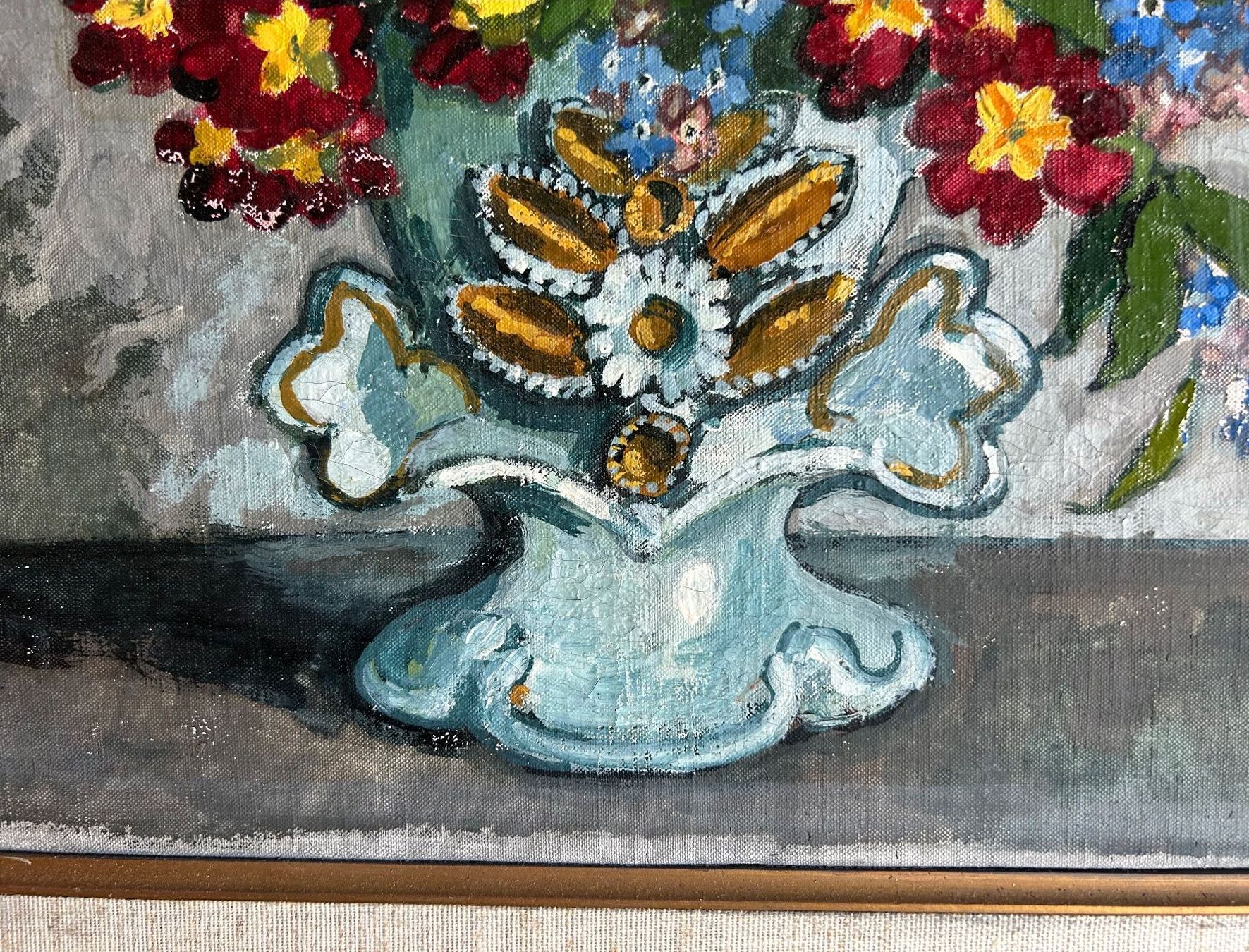 Gemälde: Henri Claudius Forestier: Vase mit Blumenstrauss – Gebraucht aus Lichtensteig von VonSteinegg 5