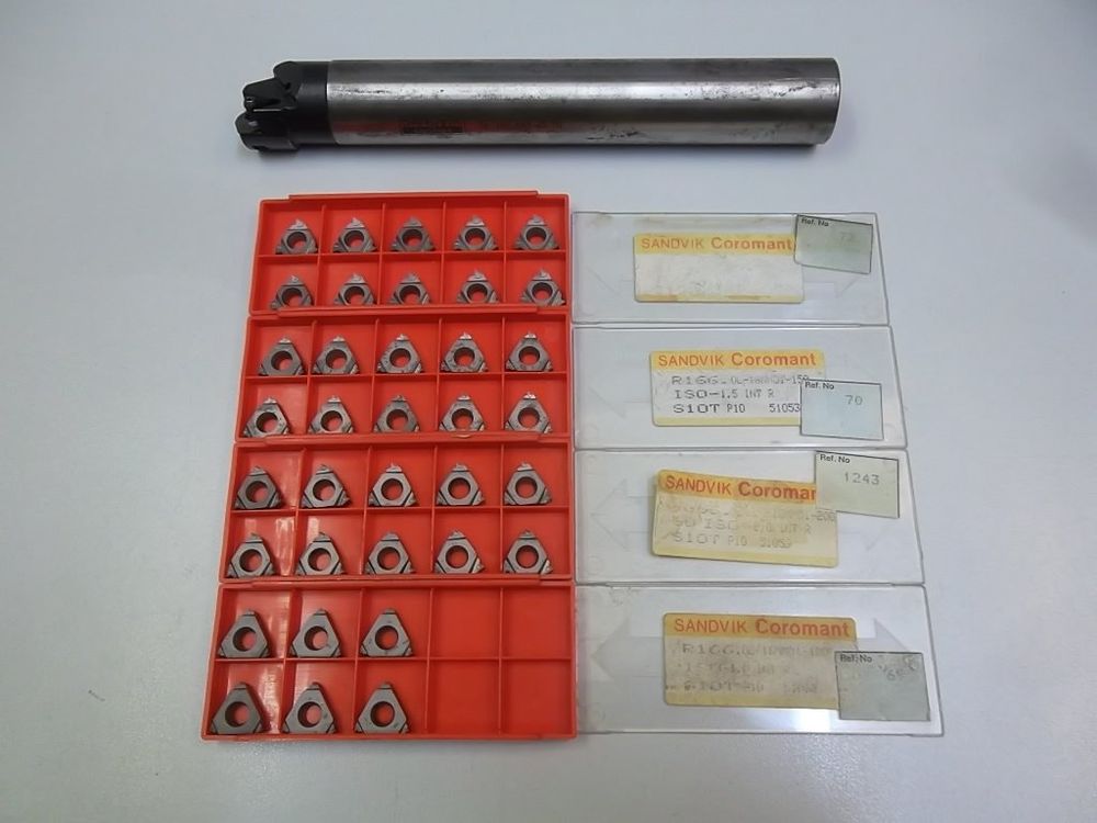 Gewindebohrstange SANDVIK R166.4KF-25-16 mit 36 neue Platten | Kaufen ...