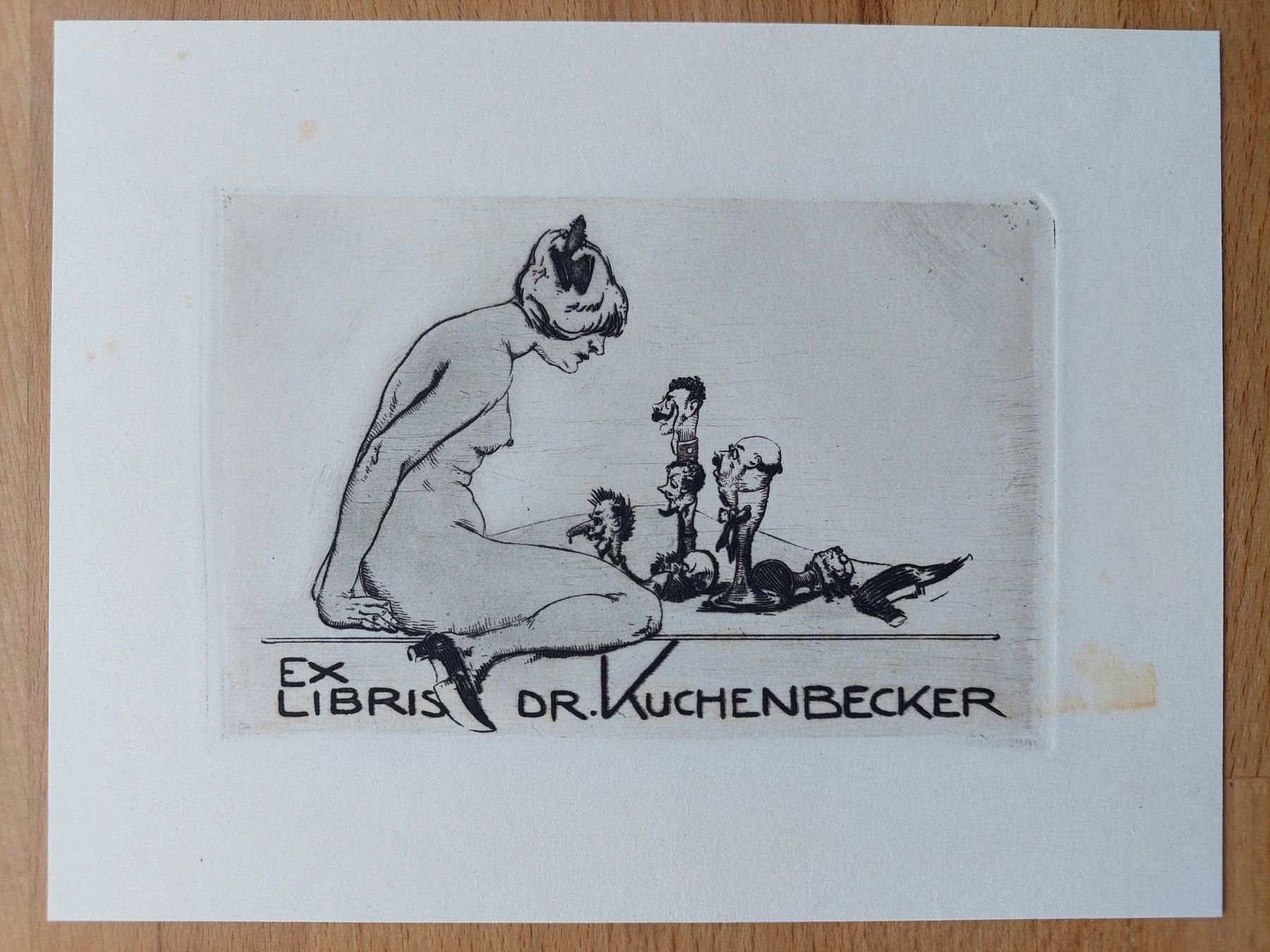 Gemälde: Exlibris Georg Erler - Original Radierung – Gebraucht aus Obfelden von Exlibris-Art