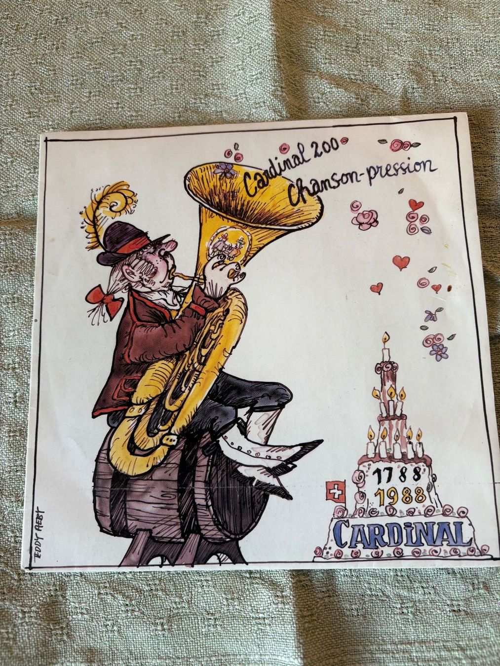 Dischi in vinile: Cardinal Bier Werbung – Usato da Plasselb venduto da lululuca