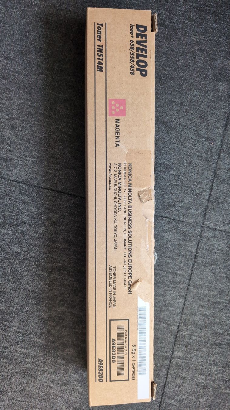 Cartucce per stampanti & toner: DEVELOP ineo+ 658/558/458 Magenta Toner TN514M A9E83DO – Nuovo (secondo la descrizione) da Uster venduto da Anashorn 1