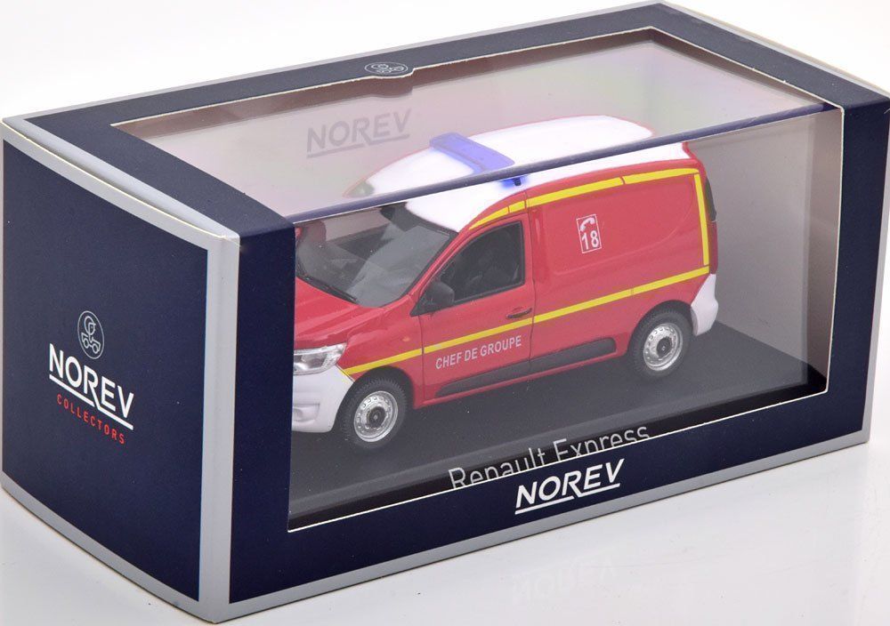 Renault Modellini d'auto: Renault Express seit 2021 "Pompiers-Chef de Groupe rot / – Nuovo e nell'imballaggio originale da Gerlafingen venduto da espero88 3