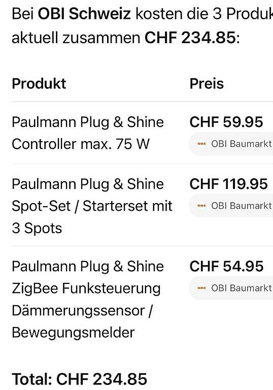 Lampade: Gartenbeleuchtung Paulmann neu! – Usato da Arni AG venduto da solexsolex 4