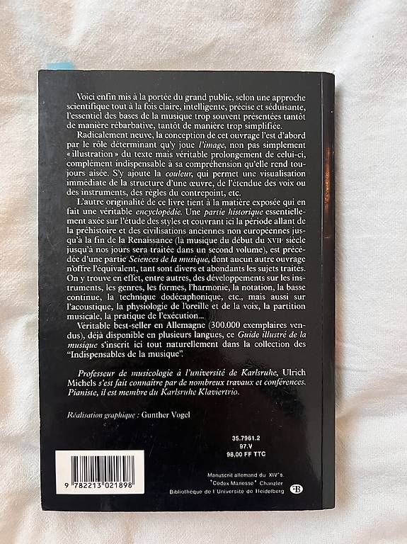 Libri: Guide illustré de la musique – Usato da Les Avanchets venduto da mar_xw5b 1