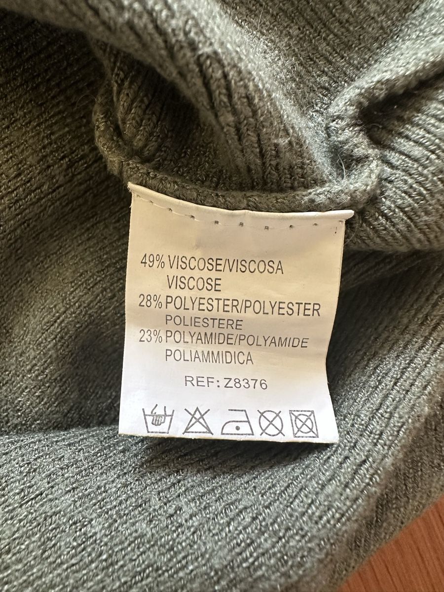 Pulls & Sweat-shirts: Strickpullover in Olive Gr M – D'occasion à Bolken par Spinnwebereien 4