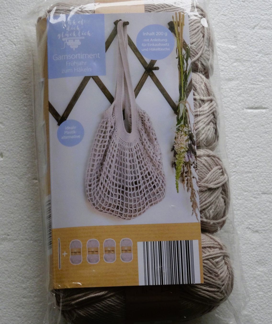 Wolle: 4x je 50gr.Baumwolle mit Anleitung – Neu und originalverpackt aus Gossau SG von oreliefredy