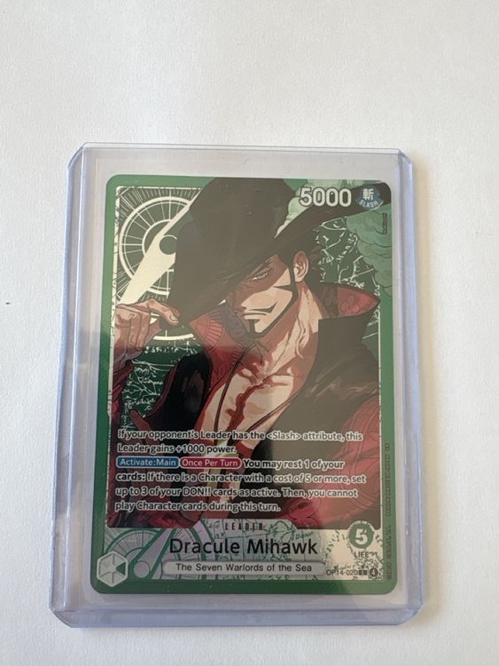 One Piece TCG - Mihawk OP14-020 Leader (Neu (gemäss Beschreibung)) in ...