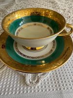 Seltmann Weiden Kaffeetasse mit Gold & Smaragddekor
