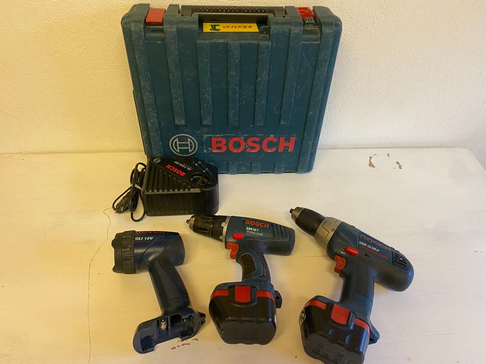 Bosch Akkuschrauber GSR 12 VE-2 Professional und GSR 12V | Kaufen auf ...
