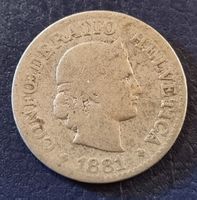 10 RAPPEN JAHR 1881 - SCHWEIZ (s)