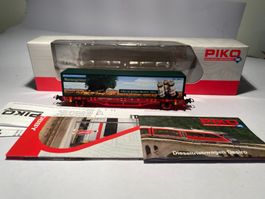 Piko Containertragwagen WERNESGRÜNER BIER 73013A, DC Achsen