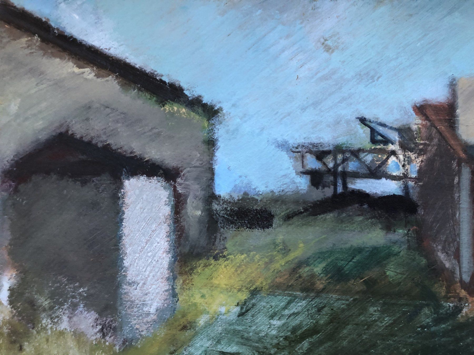 Tableaux: Skandinavische Moderne - Gemälde - Öl auf Leinwand - "HN" – D'occasion à Schaffhausen par durruti 2