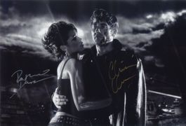 2 Original Autogramme ROSARIO DAWSON + CLIVE OWEN (Sin City)