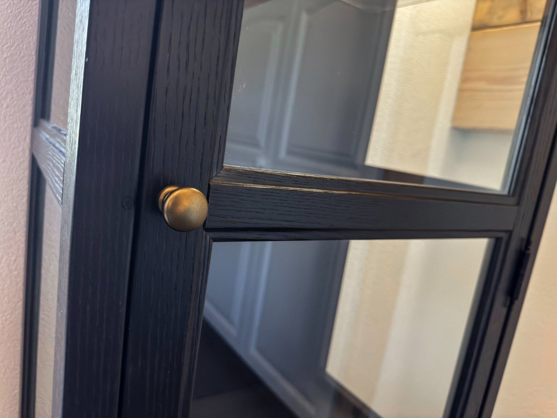 Ikea Vetrine: IKEA MALSJÖ Vitrine in Schwarz – Usato da Flums venduto da gasella 3