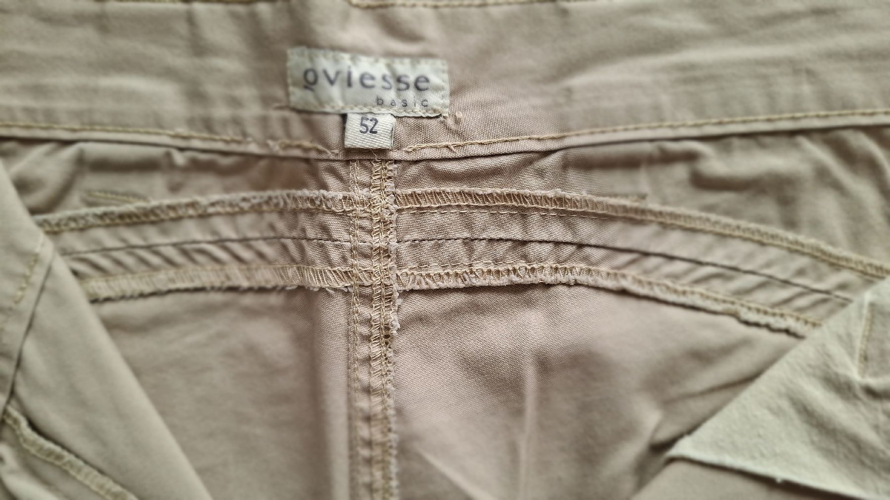 Pantaloni: Oviesse Basic Herren Sommer-Shorts, beige Gr. 52, – Usato da Emmen venduto da Tigerlady 2