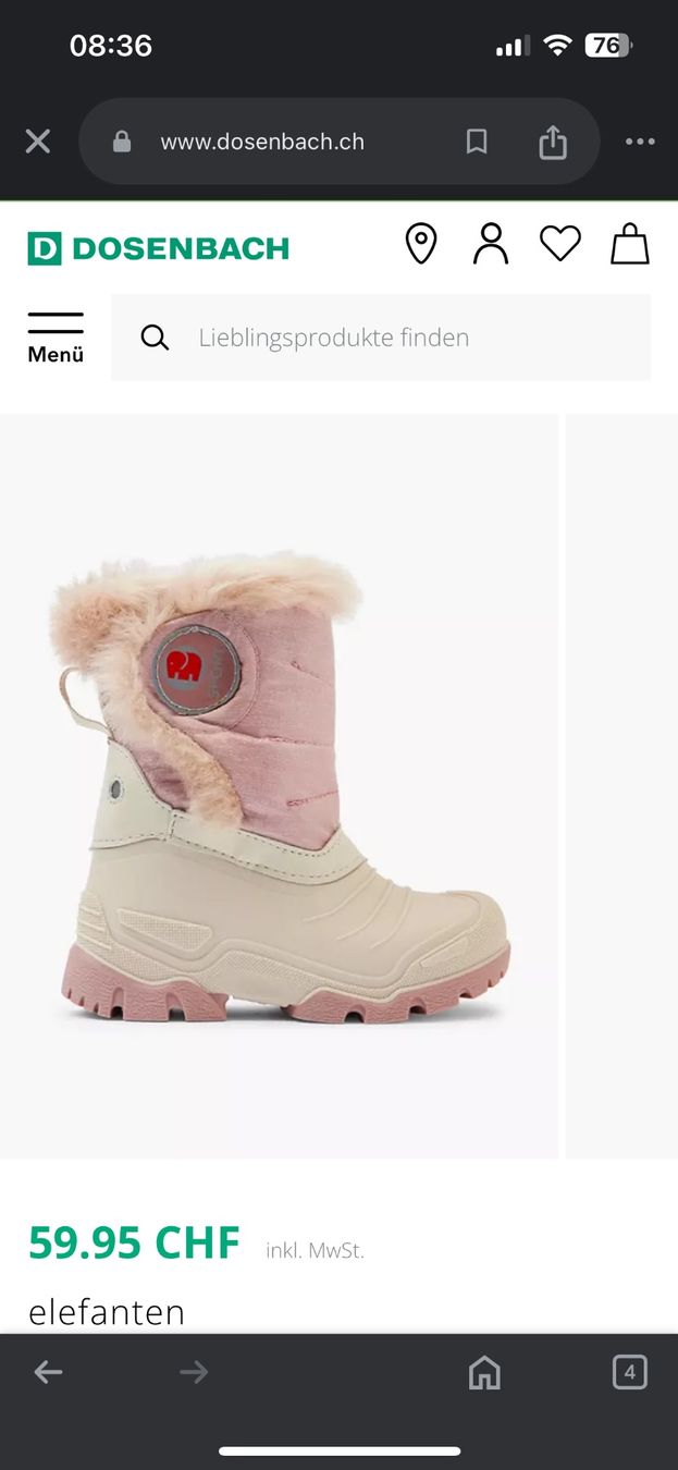 Scarpe per ragazze: Stiefel Elefant Gr. 26 Dosenbach – Nuovo (secondo la descrizione) da Goldach venduto da Intertainmentme 4