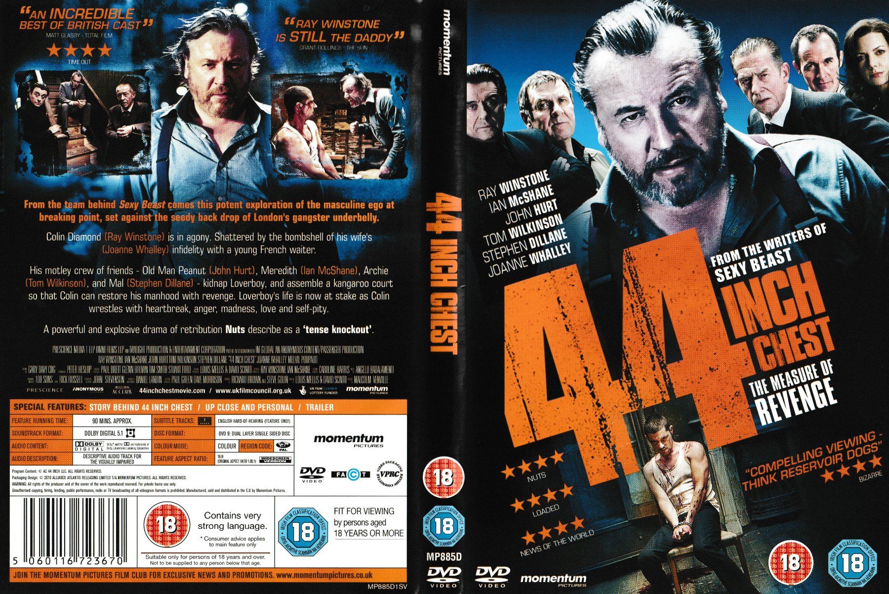 Tutti i DVDs: DVD - 44 Inch Chest (ENG) – Usato da Langnau am Albis venduto da MediaRescuerKeLoX