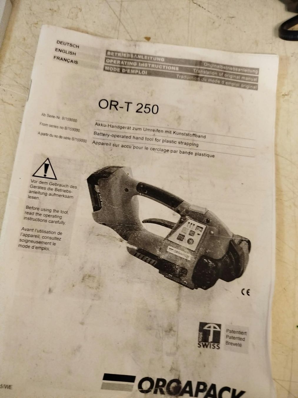 Tutti gli attrezzi: Outil de cerclage ORT-250 – Usato da La Chaux-de-Fonds venduto da Emmaus2300CDF 5
