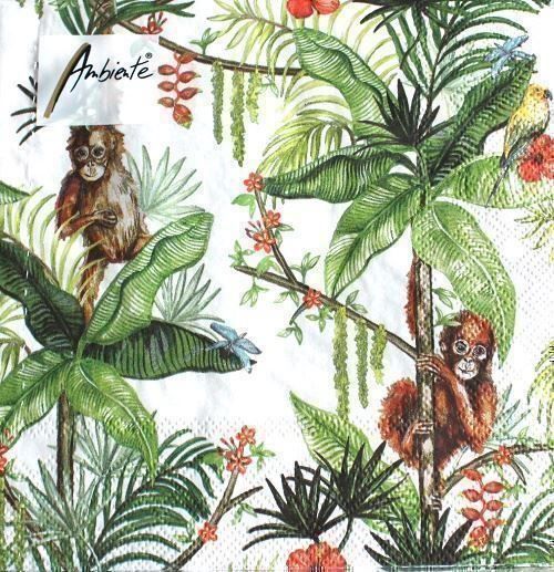 Tovaglioli: Serviette orangutan (1280) 2Stk. – Nuovo (secondo la descrizione) da Schlatt TG venduto da kreativ-atelier