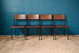 Série de 4 chaises Hiller  space années 70