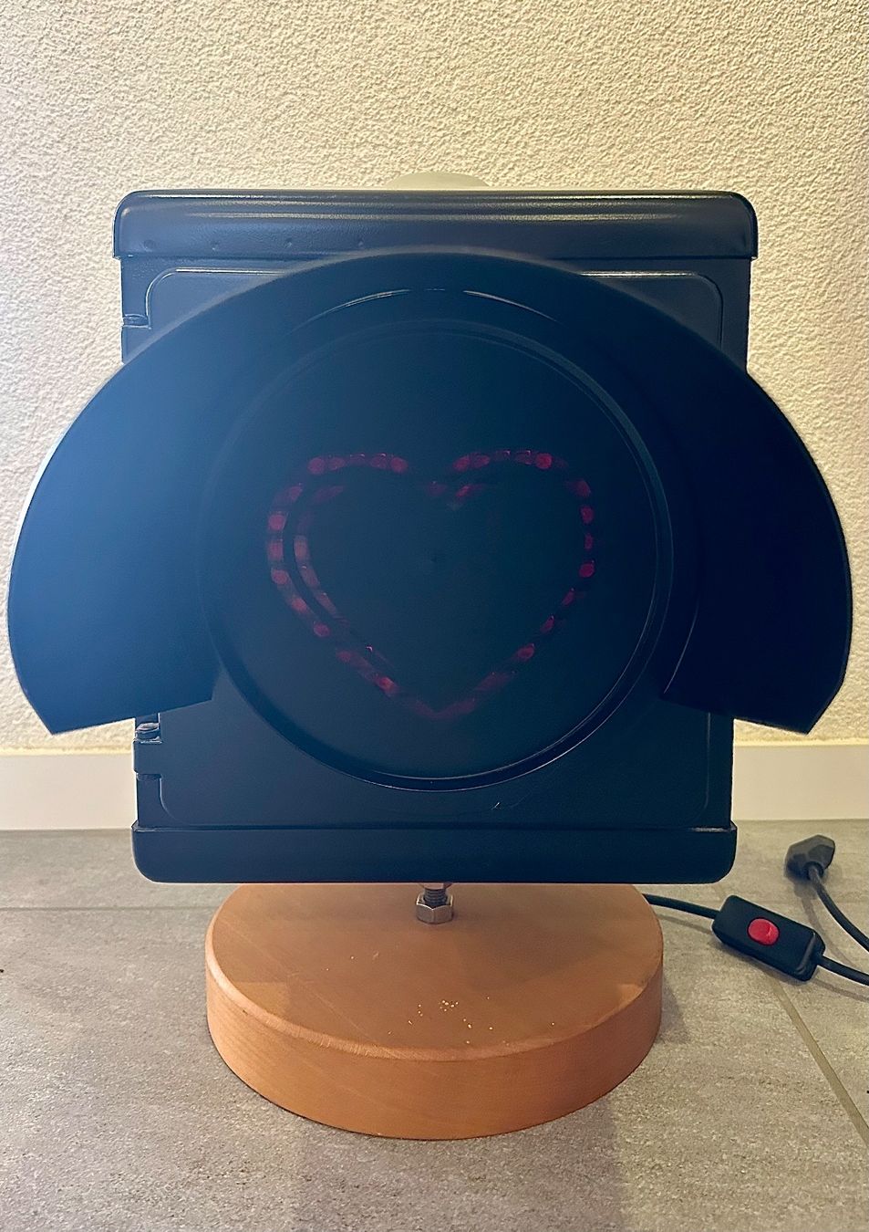 Lampade: Ampel Lampe mit Herz - Unikat! – Usato da Vinelz venduto da Madchen 3