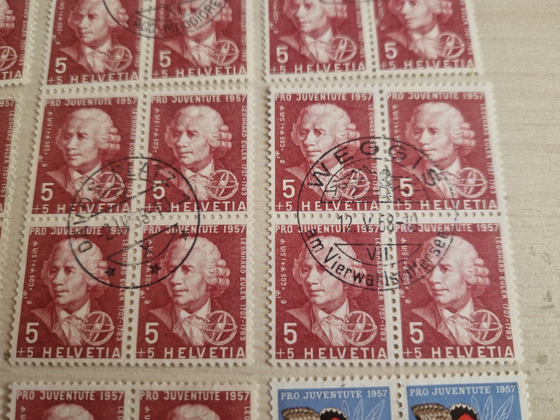 Tutti i francobolli: PJ 4er Blöcke 1957 ab 1.- – Usato da Burgdorf venduto da Glossy01 4