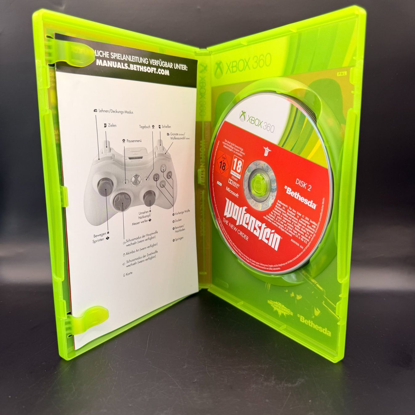 Microsoft Giochi: Wolfenstein the New Order Xbox 360 – Usato da Düdingen venduto da Nerdworld 2