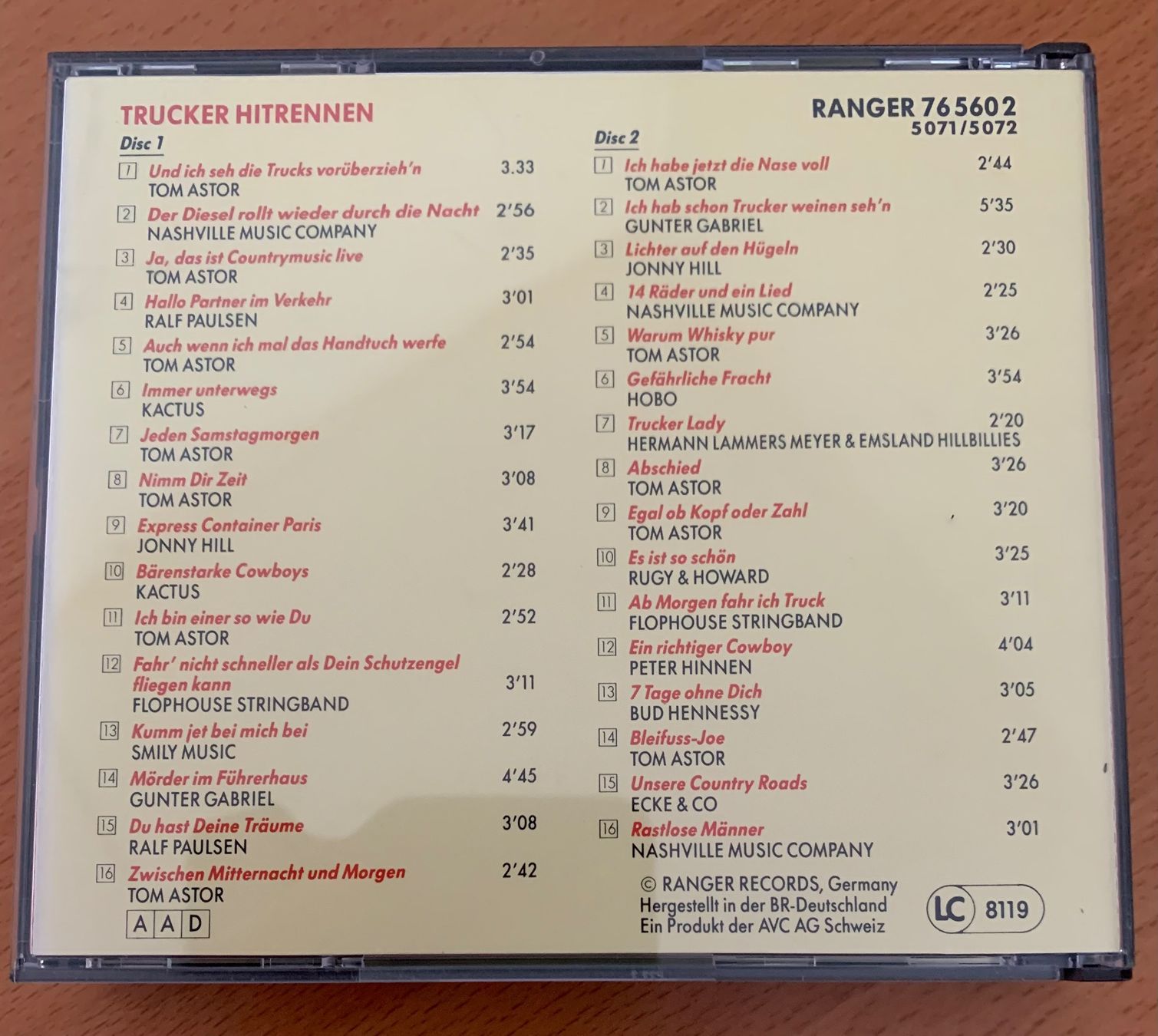 CD: Das grosse TRUCKER-HITRENNEN (2 CD) – Usato da Hombrechtikon venduto da Rosi1970 1
