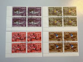 1972 Olymp. Sommerspiele, ZNr.497-500, ET Zentrum