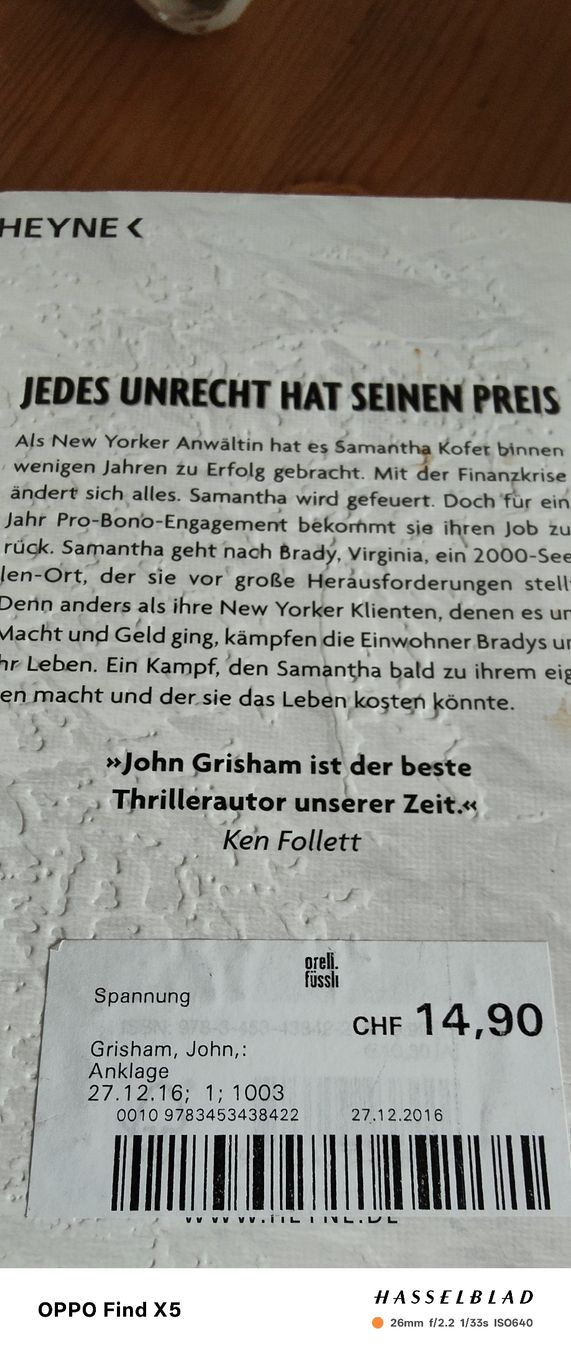 Bücher: Anklage – Gebraucht aus Volken von katz5 3